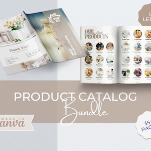 35+ Editable Product Catalog & Line Sheet Templates | Product Pricing Guide | Wholesale Product Catalogue | Company Intro | Canva Template