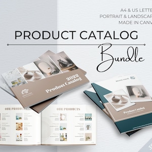 Product Catalog & Line Sheet Templates | Product Pricing Guide | Wholesale Product Catalogue | Company Intro | 35+ Editable Canva Templates
