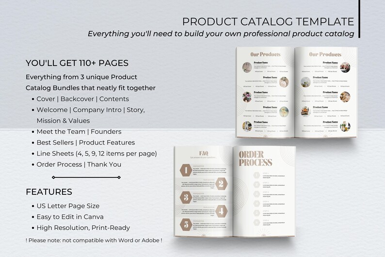 110+ Editable Product Catalog & Line Sheet Templates Product Pricing