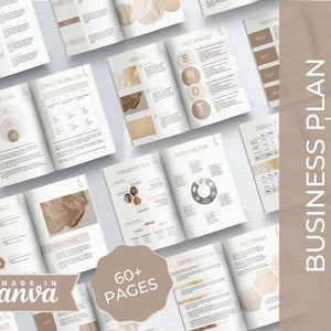 Business Plan Template, Professional Business Planner Proposal, Startup Workbook, Business Plan Analysis, Financial Projections, Side Hustle
