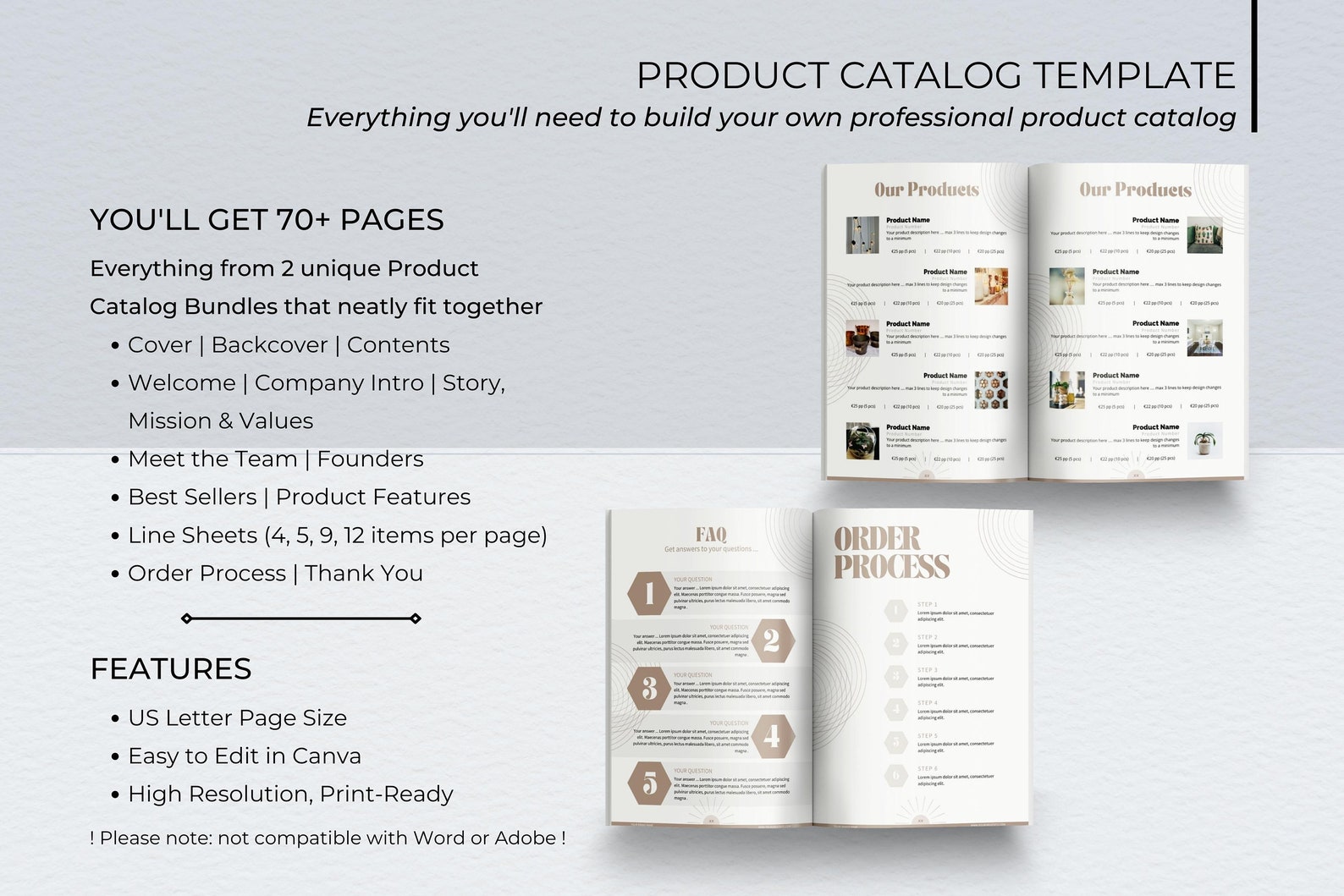 70+ Editable Product Catalog & Line Sheet Templates Product Pricing