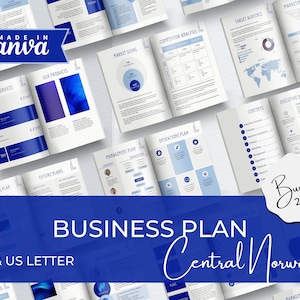 Business Plan Template, Professional Business Planner Proposal, Startup Workbook, Business Plan Analysis, Financial Projections, Side Hustle