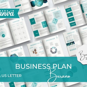 Business Plan Template, Professional Business Planner Proposal, Startup Workbook, Business Plan Analysis, Financial Projections, Side Hustle