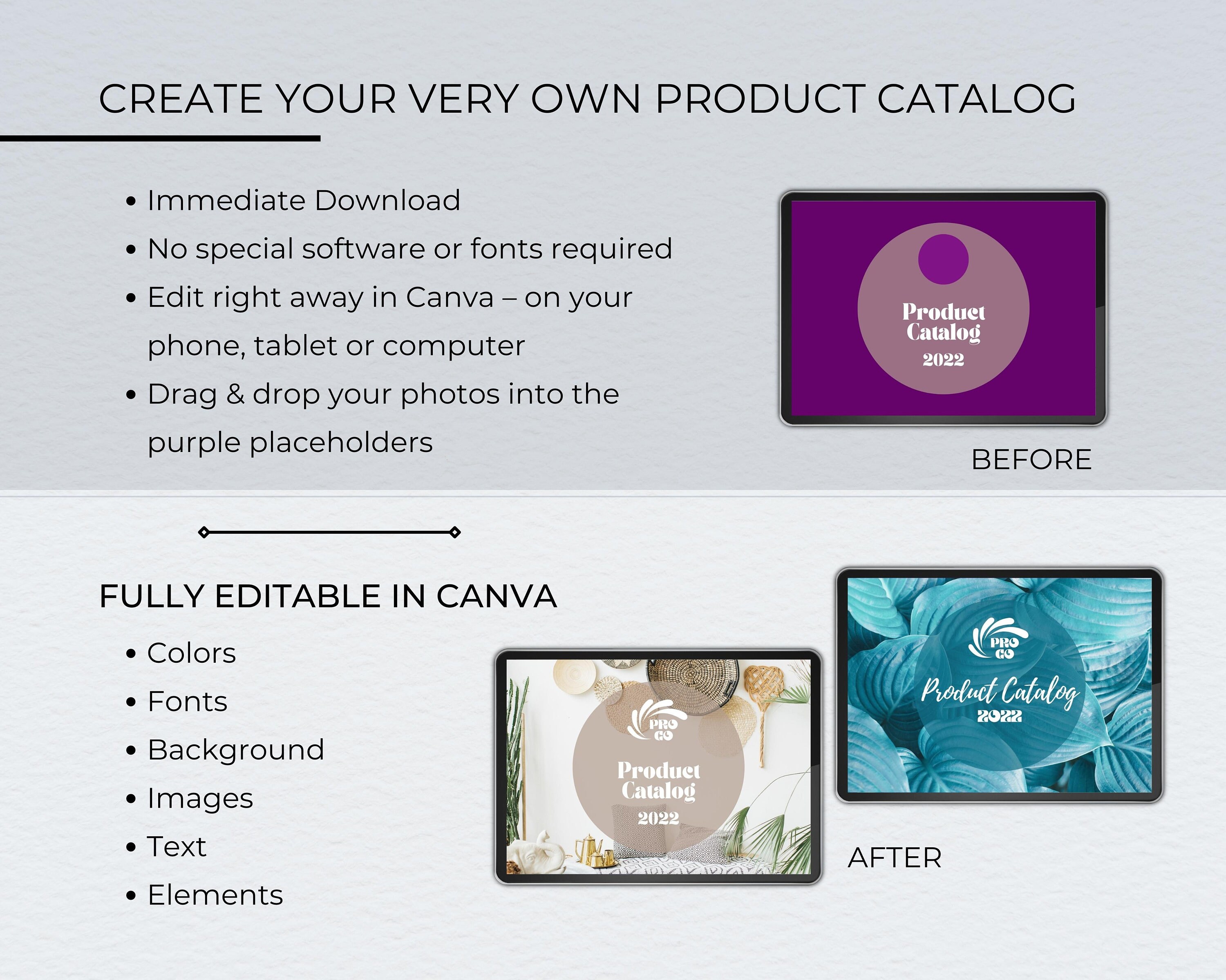 35+ Editable Product Catalog & Line Sheet Templates | Product Pricing ...