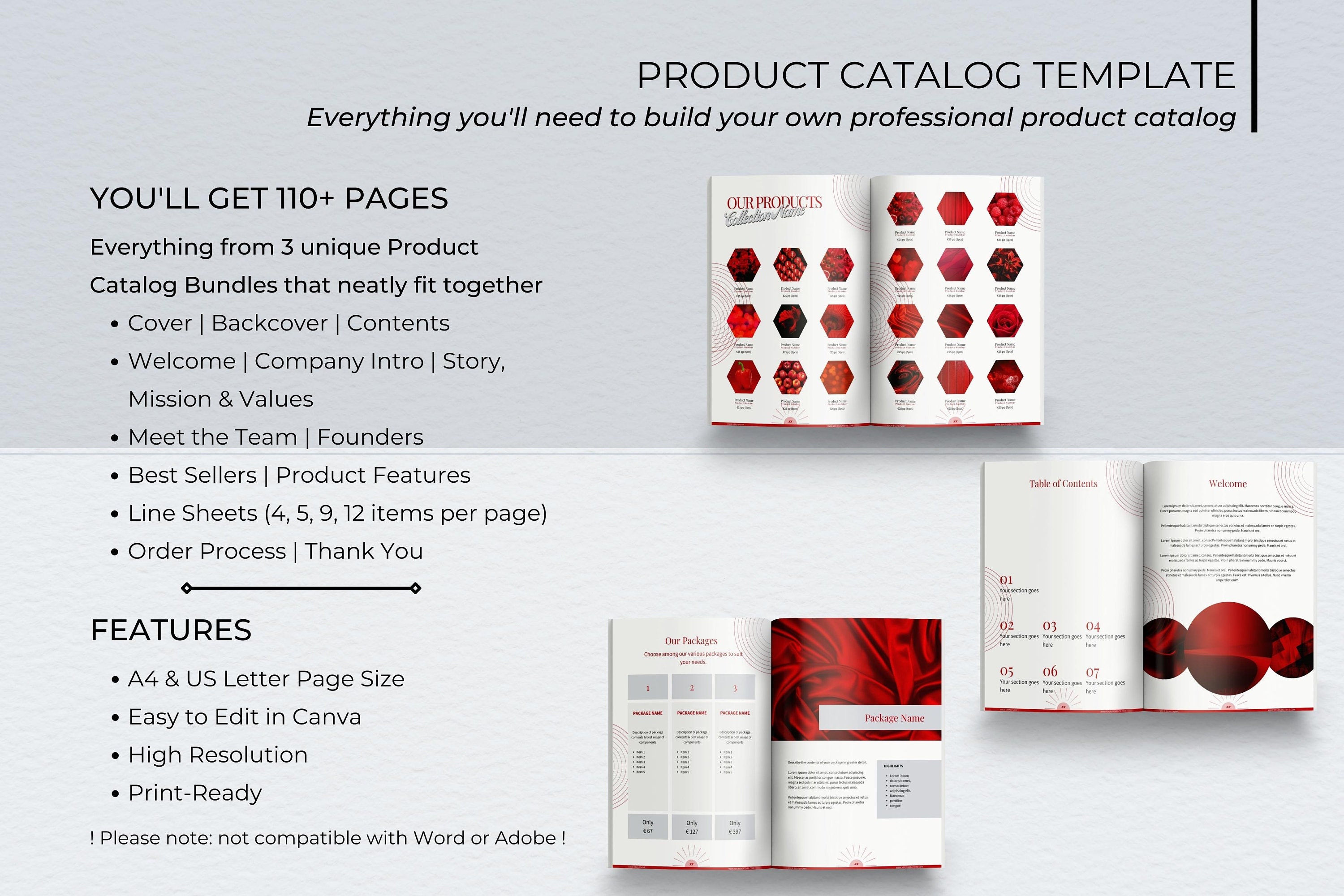 110+ Editable Product Catalog & Line Sheet Templates Product Pricing
