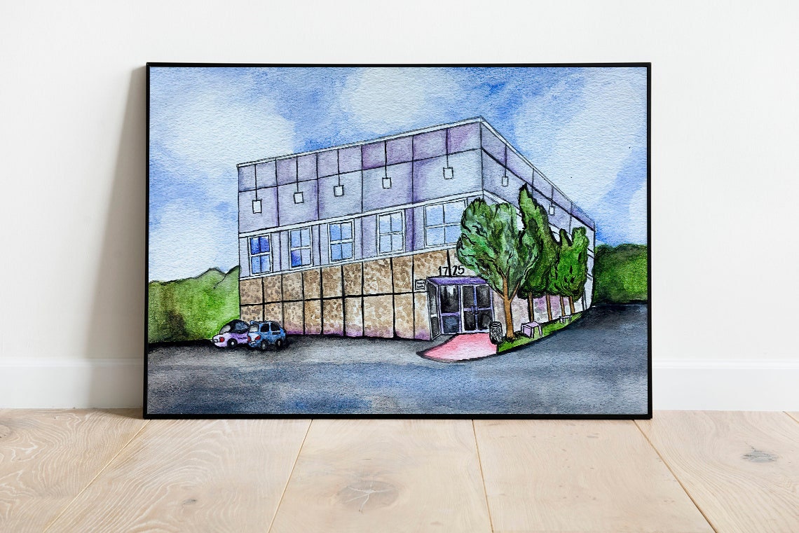 Pam's painting of the office deals