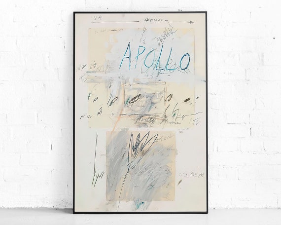 fange smøre bekymring Apollo Cy Twombly Art Print Abstract Art Print Printable - Etsy