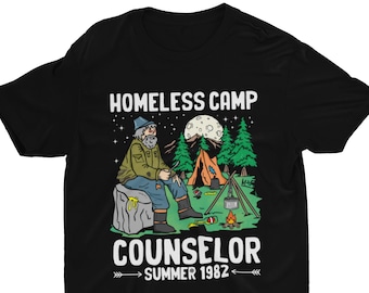 Adviseur daklozenkamp, grappig shirt, raar shirt, cringe shirt, meme shirt, donkere humor, aanstootgevend shirt, retro vintage, cool grafisch T-shirt, cool grafisch T-shirt