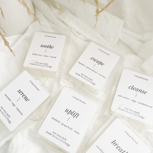 Spa Scents Soy Wax Melts: Aromatherapy Wax Cubes