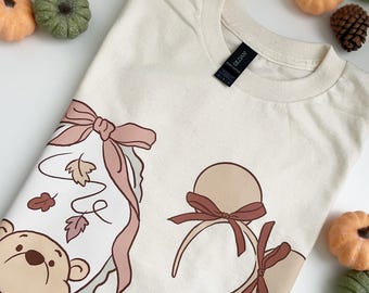 Pooh Bear Autumn Crewneck: Honey Pot Thanksgiving Sweater