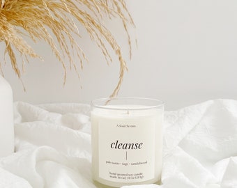 Cleanse Scented Candle | Self Care Candle | Soy Wax Candle | Intentional Soy Wax Candles | Core Collection | Gifts for her | Self Care Gifts