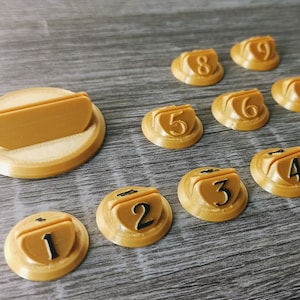 25mm Paper Miniature Bases ~ TTRPG Gaming Tokens