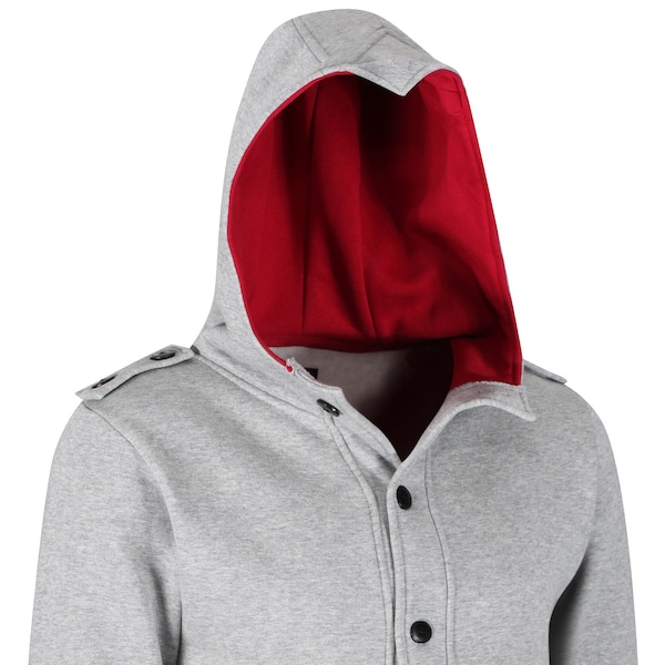 Assassin Hoodie Ninja disfraz Cosplay Caballero Medieval ropa novedad máscara