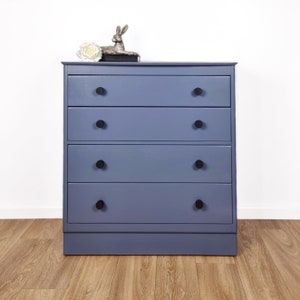Blue Chest of Drawer Etsy UK