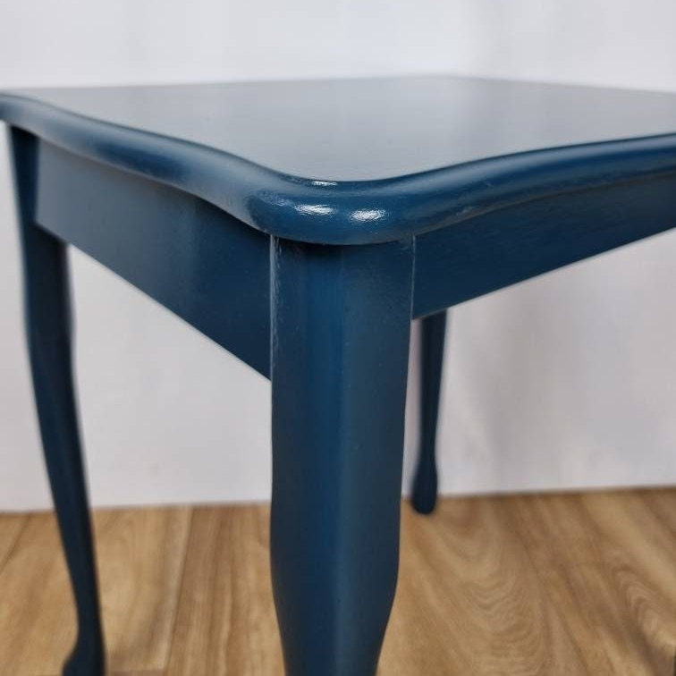 Nest of Coffee Tables Grey Dark Blue Teal Side Tables Etsy UK