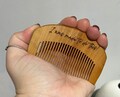 Wooden Engraved Birth Comb for Mothers, Midwives, Doulas product logo