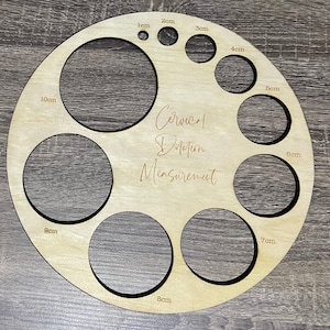 Visual Cervical Dilation Tool for Midwives, Student midwives, Doula, Doctors, Nurses