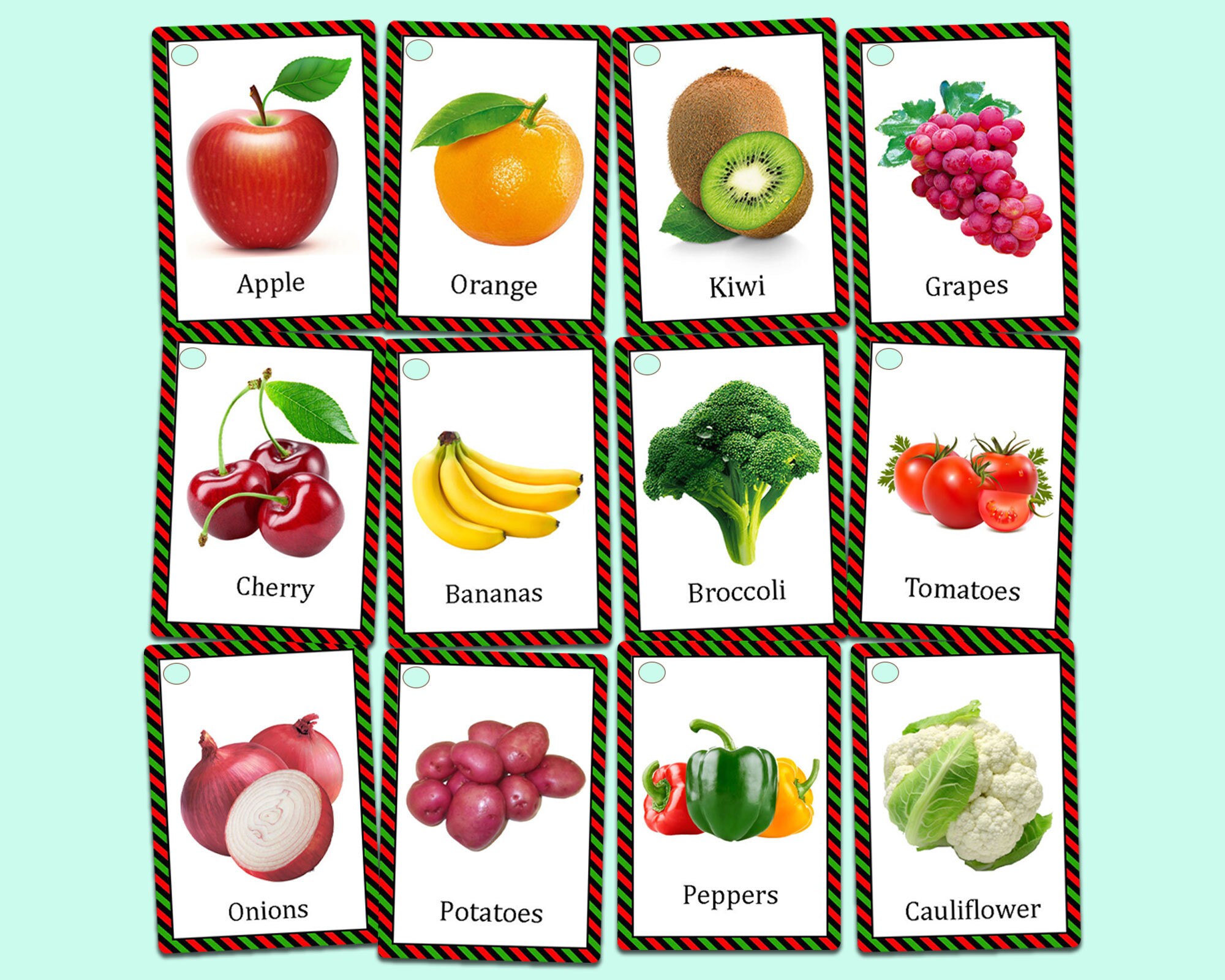 First 100 Words Flashcards for Toddlers Educational Learning Etsy UK