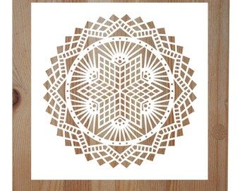 MANDALA WALL STENCILS - Wall Decor Stencils, Stencils For Wall, Wall Art Stencils, Stencils For Home Decor, Wall Art For Gift, Stencils Gift