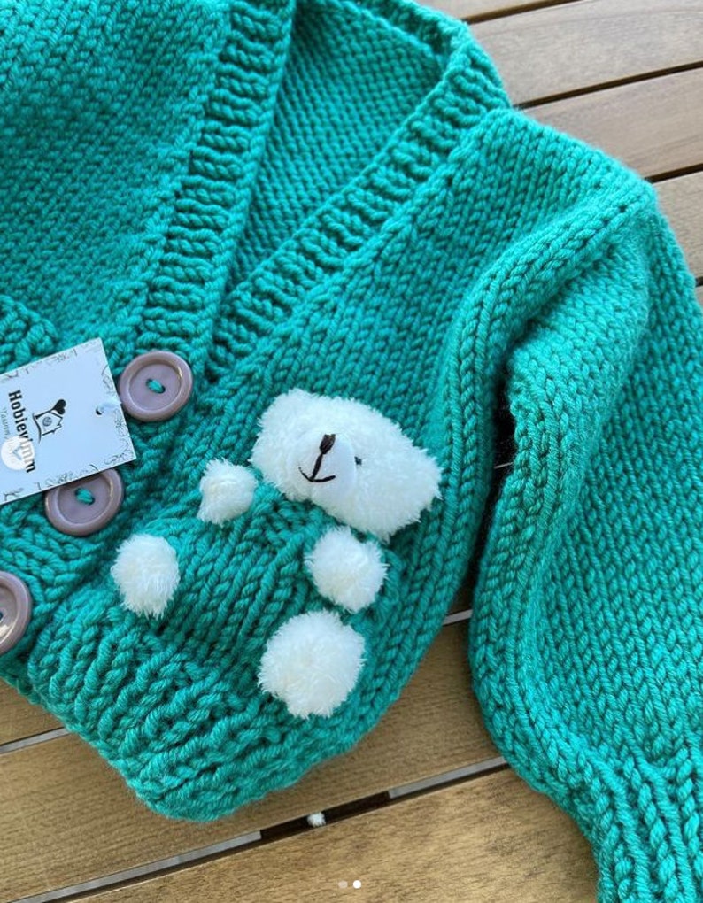 Teddy Bear Button Up Cardigan