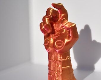 Puño de Cyborg - Archivos digitales imprimibles en 3D y licencia comercial, 3mf, archivo de modelo STL