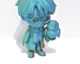 Harry and Hedwig 3D Model STL File: Commercial License (Digital Download)