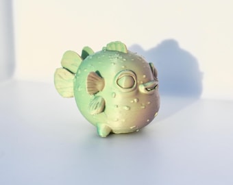 Burton the Pufferfish - Digital 3d Printable Files and Commercial License, 3mf, STL Model File