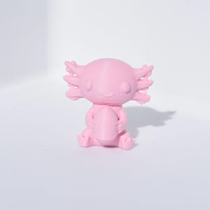 Baby Axolotl with Easter Egg - Digital File and Commercial License, 3mf, STL Model File