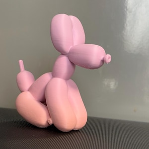 Balloon Dog Sitting - 3d Printable Digital Files and Commercial License, 3mf, STL Model File