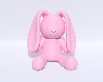 Floppy Look Bunny STL Model: 3D Printable File (Commercial License)
