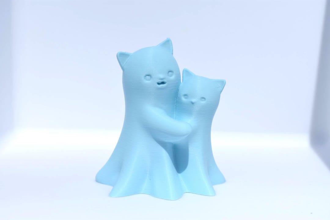 Ghost Mama Cat and Kitten - Digital File and Commercial License, 3mf ...