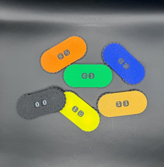 Life/Wound Tracker Set: Tabletop RPG & TCG Gaming Counters