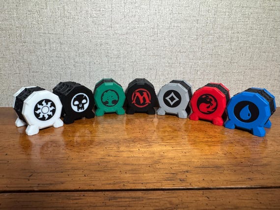 Magic: The Gathering Life Tracker Pair (2 Counters) – Mana-Themed Counters