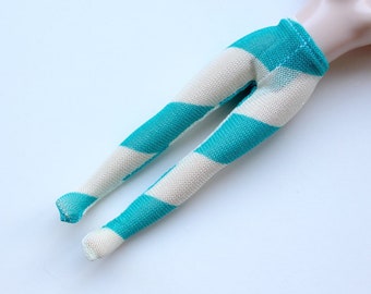 Middie Blythe  STRIPES BLUE Net Tights Leggings  Stockings