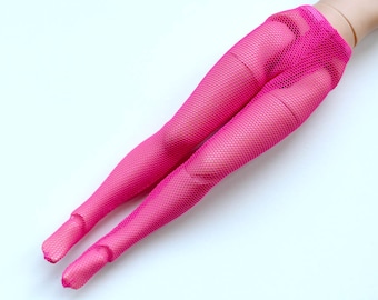 Blythe Licca Pullip Momoko FUCSIA PINK Net Tights Leggings  Stockings
