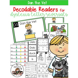 Lecteur de dyslexie décodable Dan le vétérinaire