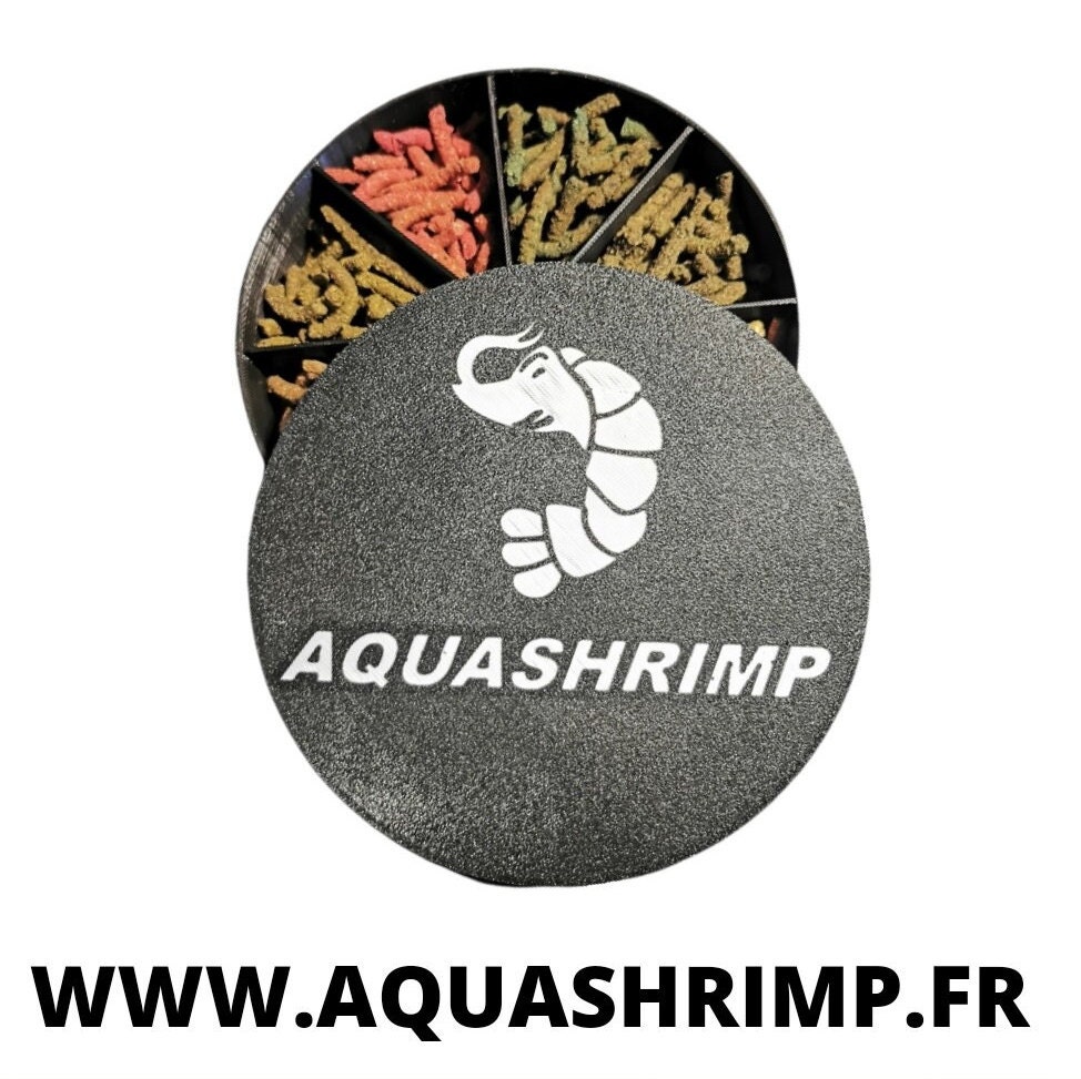 Organisateur de Nourriture Pour Crevettes /Organizer/Pellet Box, Food For Your Shrimp