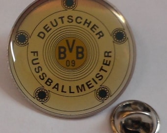 Borussia Dortmund German Football Champion Pin Badge 30mm Fan Outfit Top