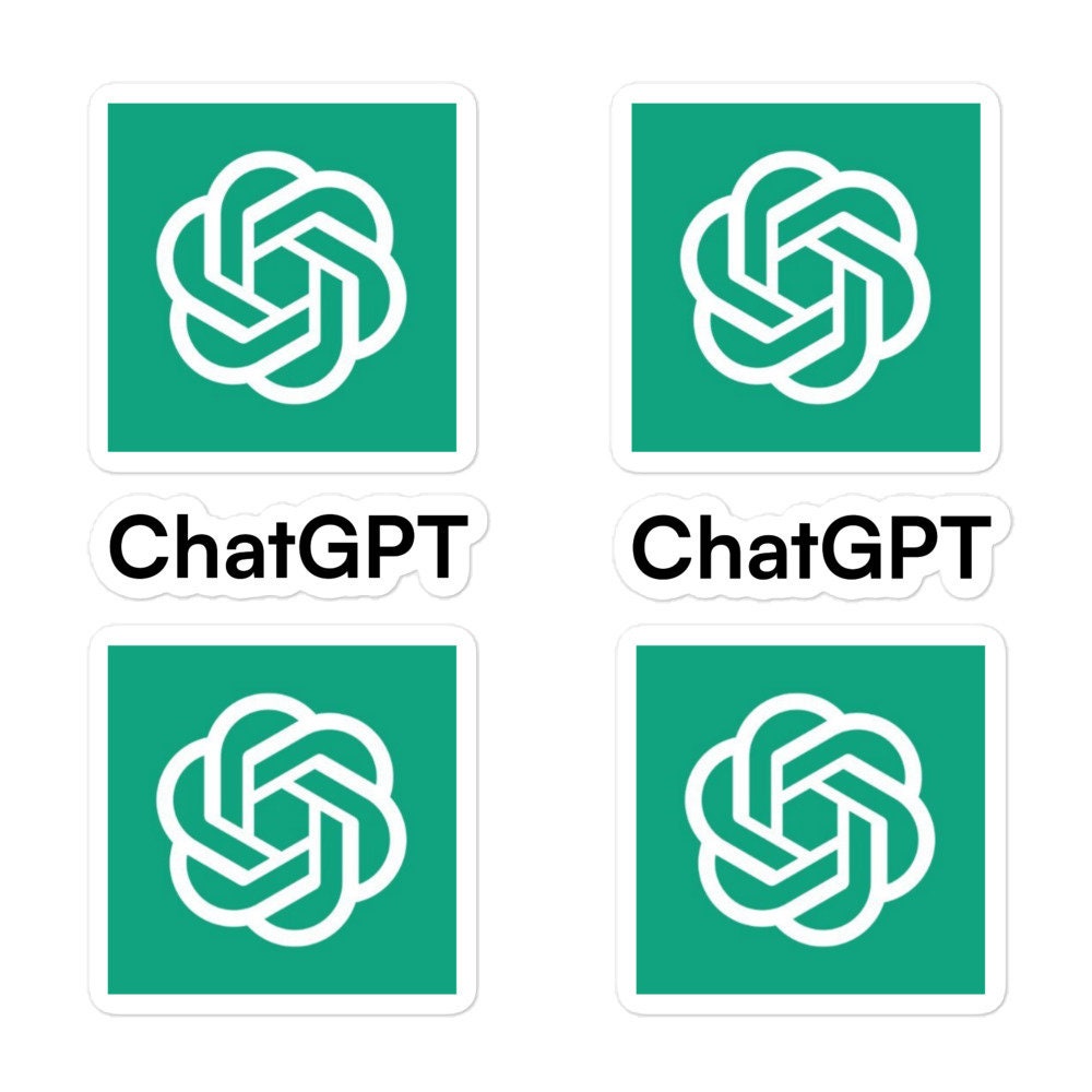 Chatgpt Sticker Green-white Openai Logo - Etsy
