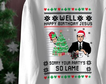 The Office Ugly Christmas Sweater Jigsaw Puzzle - 1000 Piece Shaped Puzzle With Exclusive Character Pieces