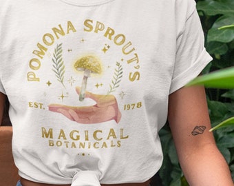 Pomona Sprout's Magical Botanicals T-Shirt, HP Herbology Class Tee, Wizardry and Witchcraft Shirt, Potter Fan Gift Tshirt, Bookish T Shirt