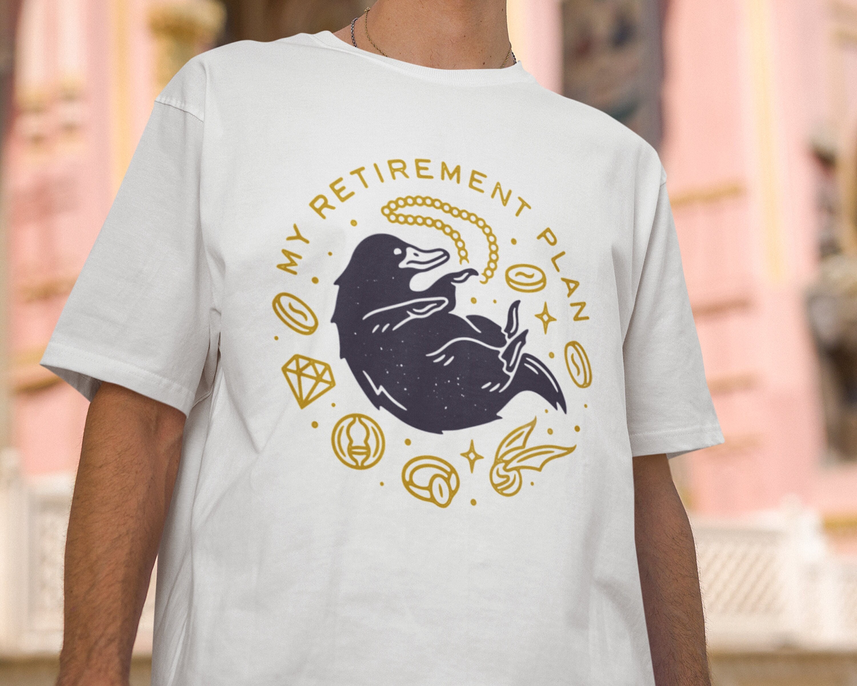 My Retirement Plan T-shirt, Funny Niffler Tee, Cute Fantastic 