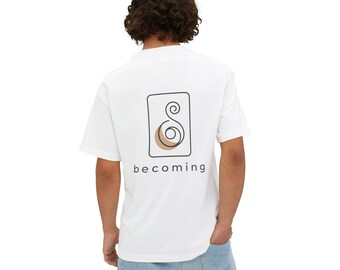 Maglietta "Becoming Grounded" / Illustrazione minimalista delle radici