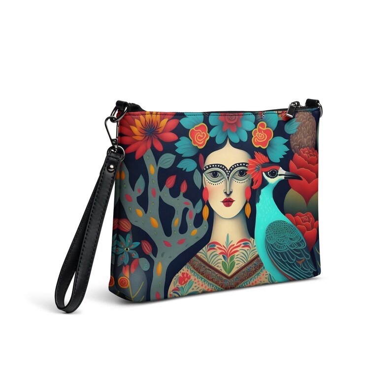 Crossbody bag Frida Blue Bird