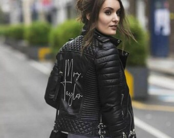 custom embroidered leather jackets