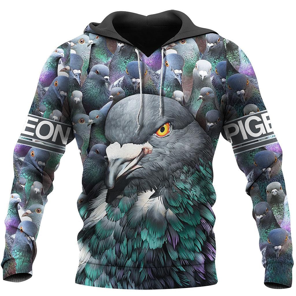 Pigeon Hoodie New Hooded Creative Design Hoodie Gift Hoodie Etsy