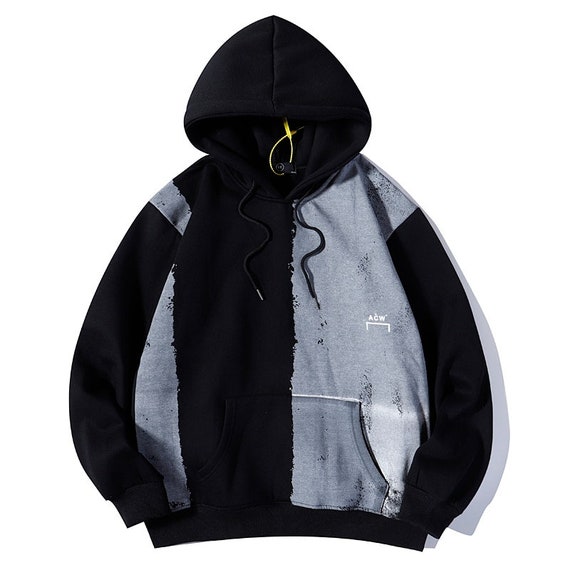 Black denim hoodie new hooded creative design hoodie gift hoodie