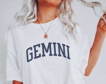 Gemini Birthday Shirt: Zodiac Star Sign Comfort Colors Tee