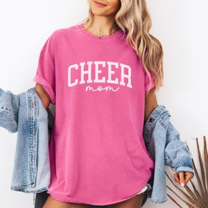 Cheer Mom Shirt | Gift for Cheerleader Mom | Comfort Colors® Tee | Mother Day Gift for Cheer Mom | Trendy Vintage Aesthetic