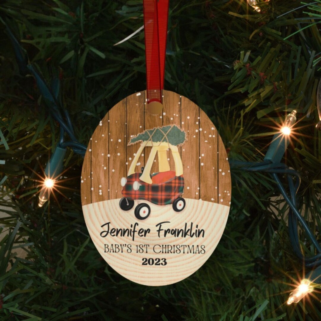 Custom Name First Born Baby's Christmas Ornament Gift Family Keepsake